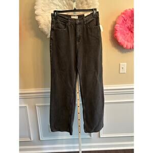 We The Free Charcoal Wide Leg Jeans